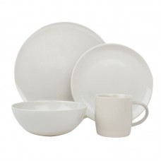 Canvas Home Shell Bisque 4 Piece Place Setting, Service for 1 CVSH1145